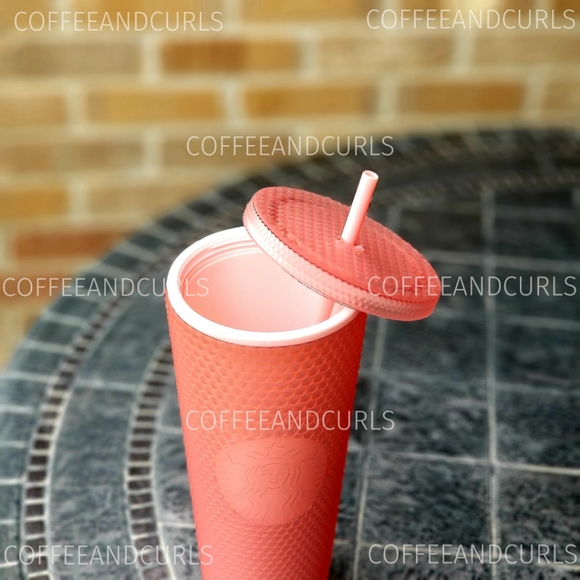 Starbucks Pink Lemonade Soft Touch Studded Venti 24oz NWT - Picture 4 of 8
